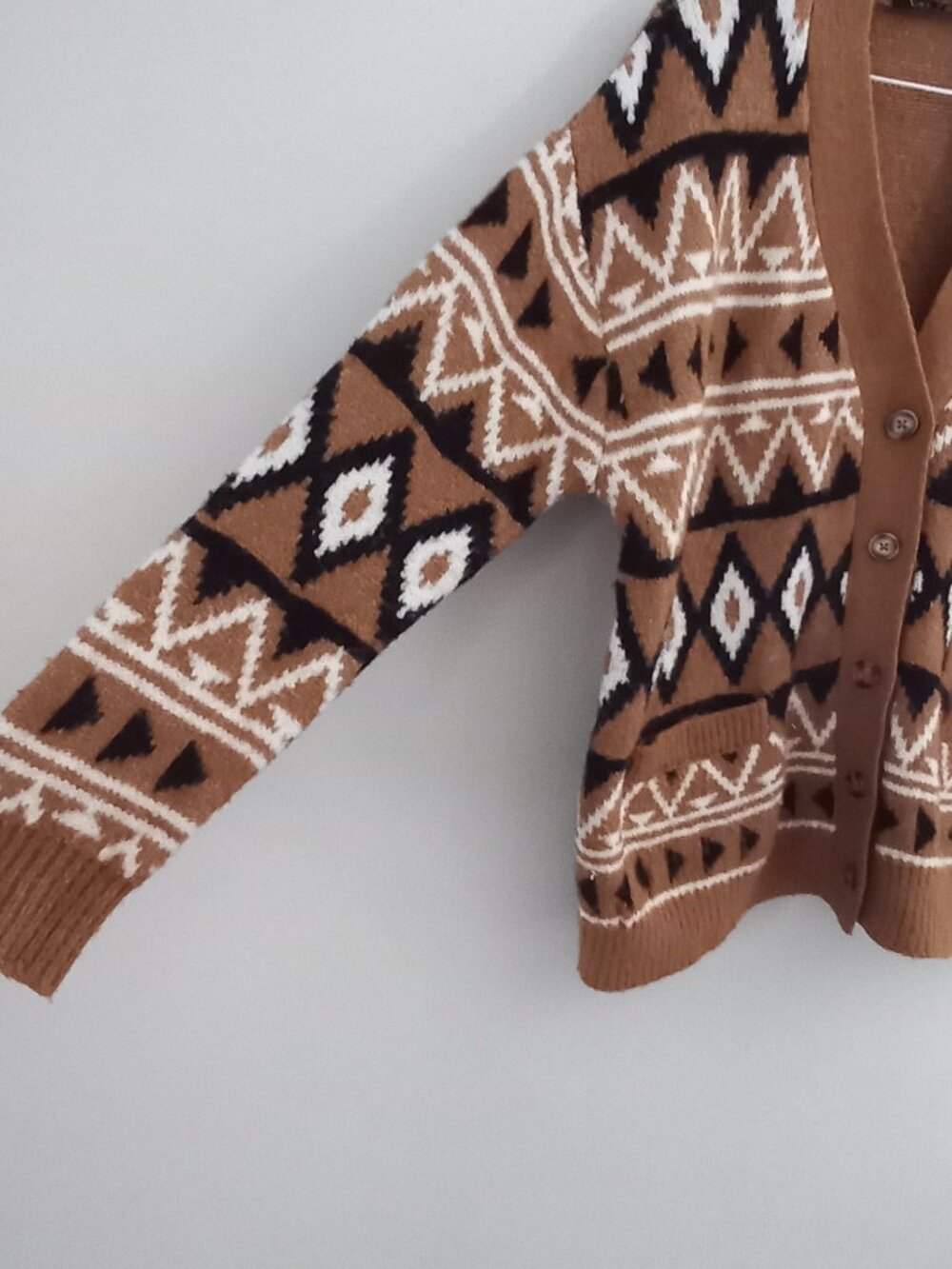 DEX patterned cardigan - Picture 3 of 10